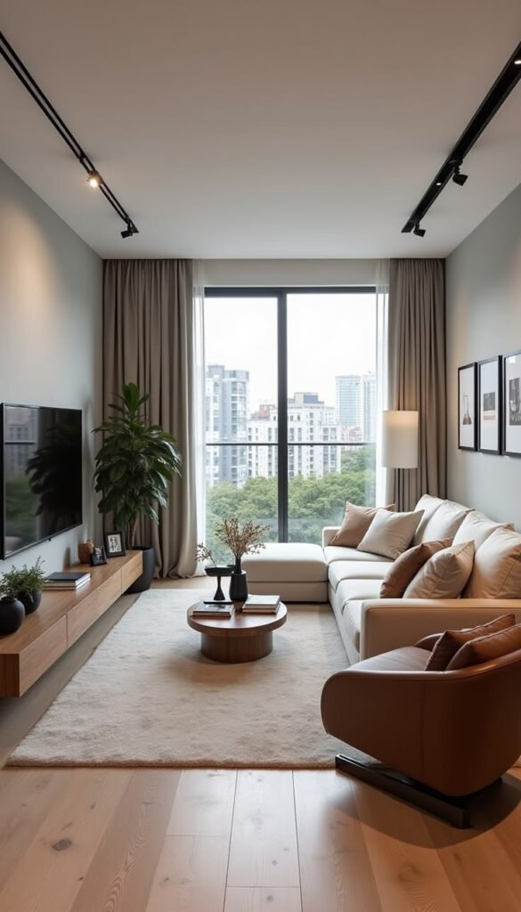 chic small living room modern minimal ideas